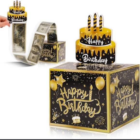 Happy Birthday Money Box for Cash Pull DIY Money Gift Box - Picture 8 of 8